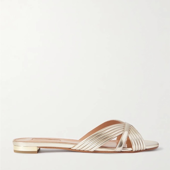 AQUAZZURA vegan leather slides - Picture 3 of 3